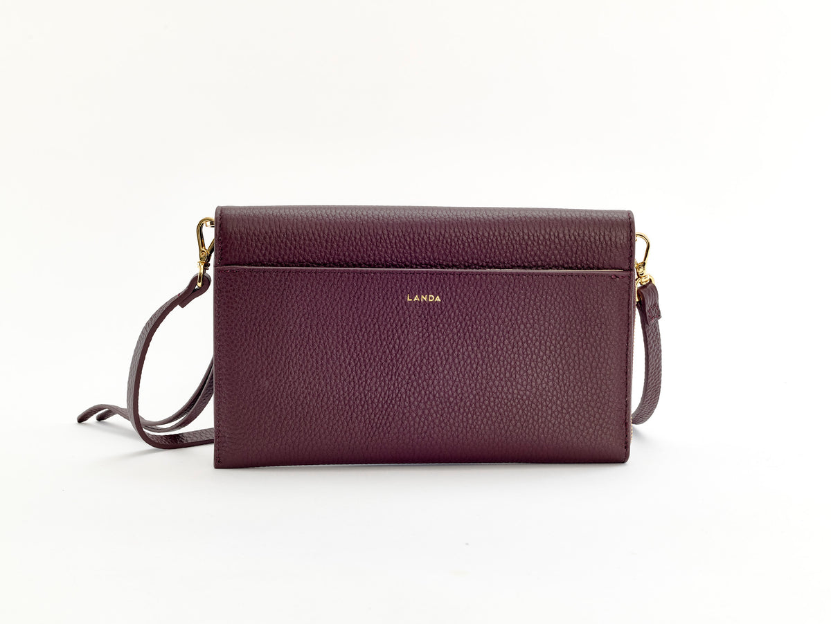 ALISO Structured Phone Bag Burgundy
