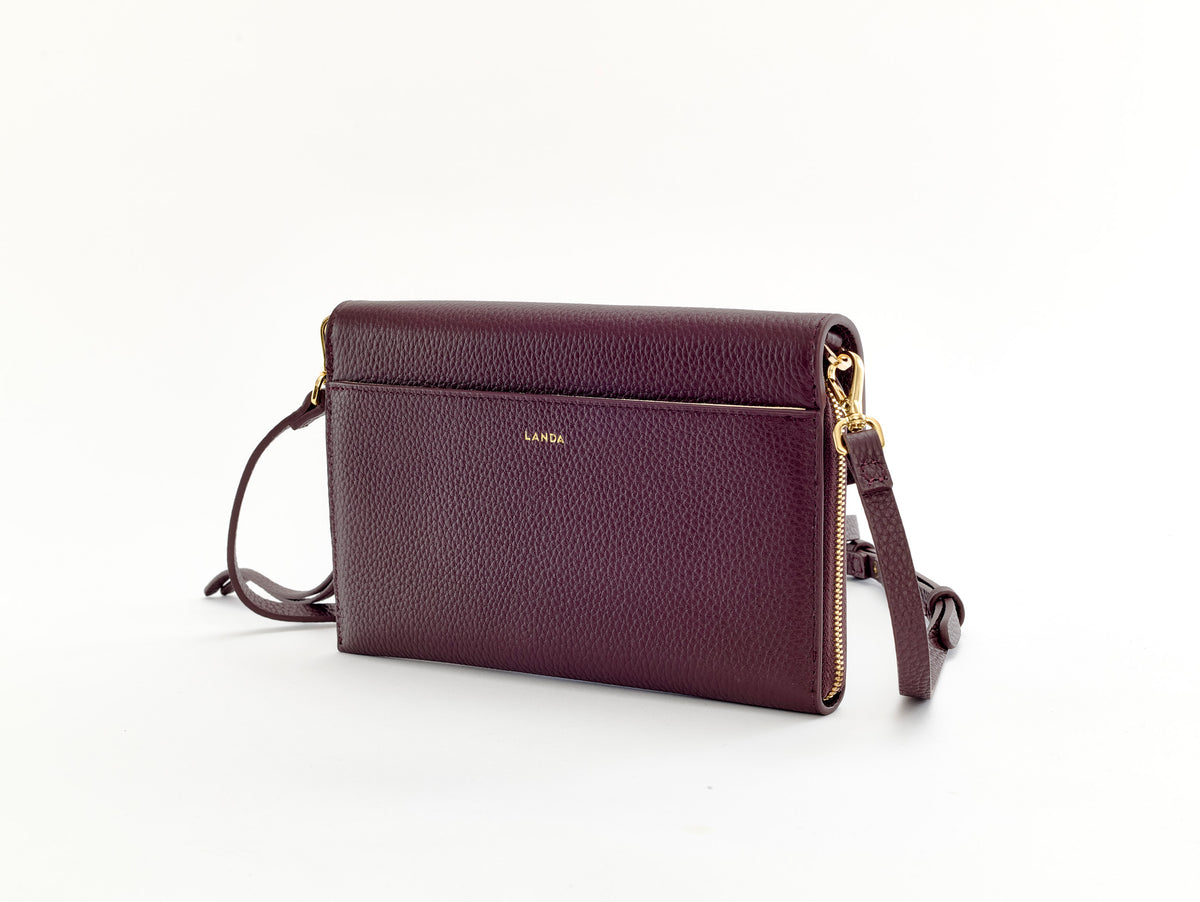 ALISO Structured Phone Bag Burgundy