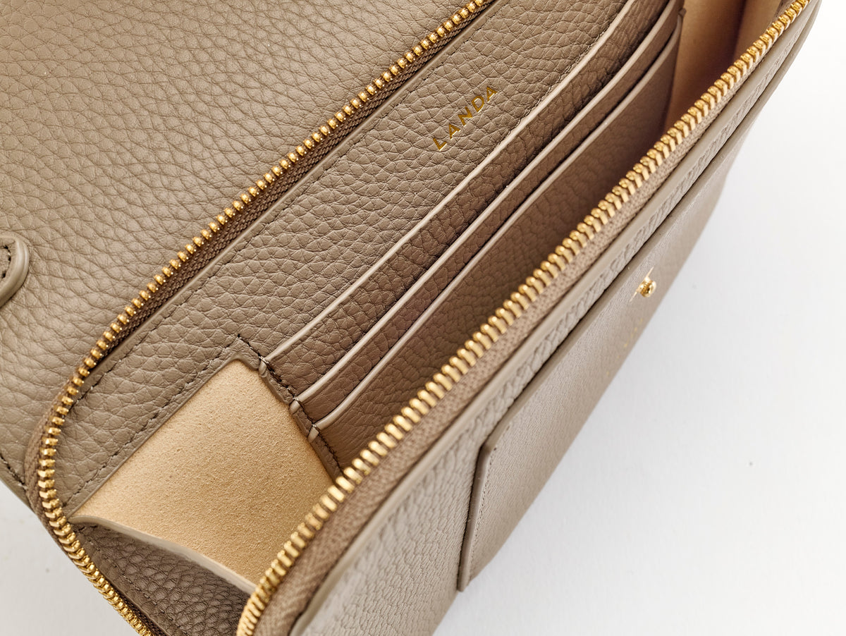 ALISO Structured Phone Bag Taupe