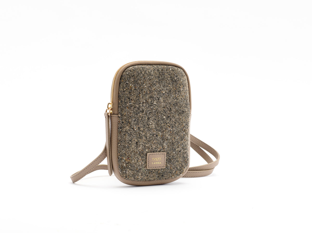 CASSIA Phone Bag Taupe | MAGEE 1866 x LANDA