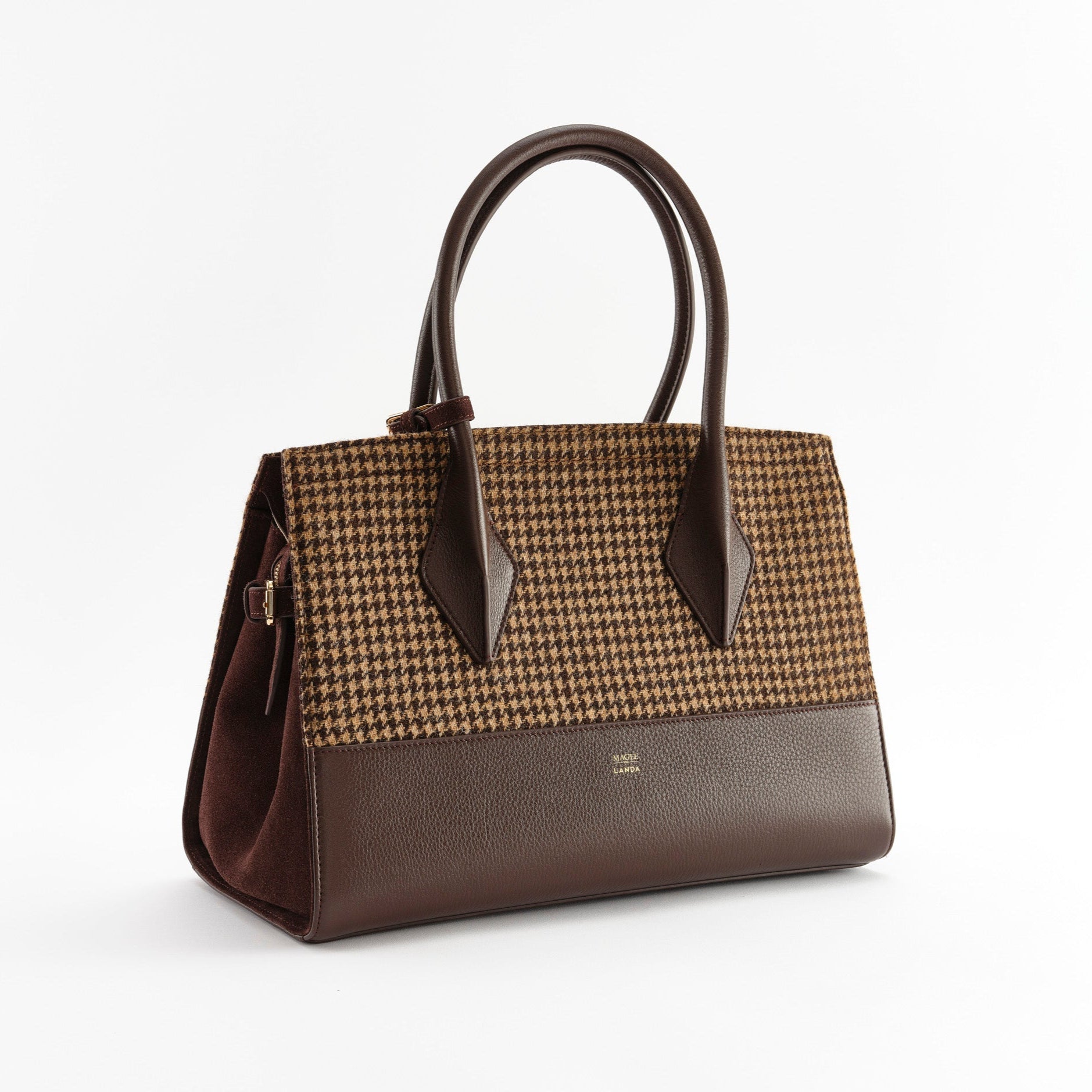 PALTO Leather &amp; Tweed Bag – LANDA x Magee 1866 1