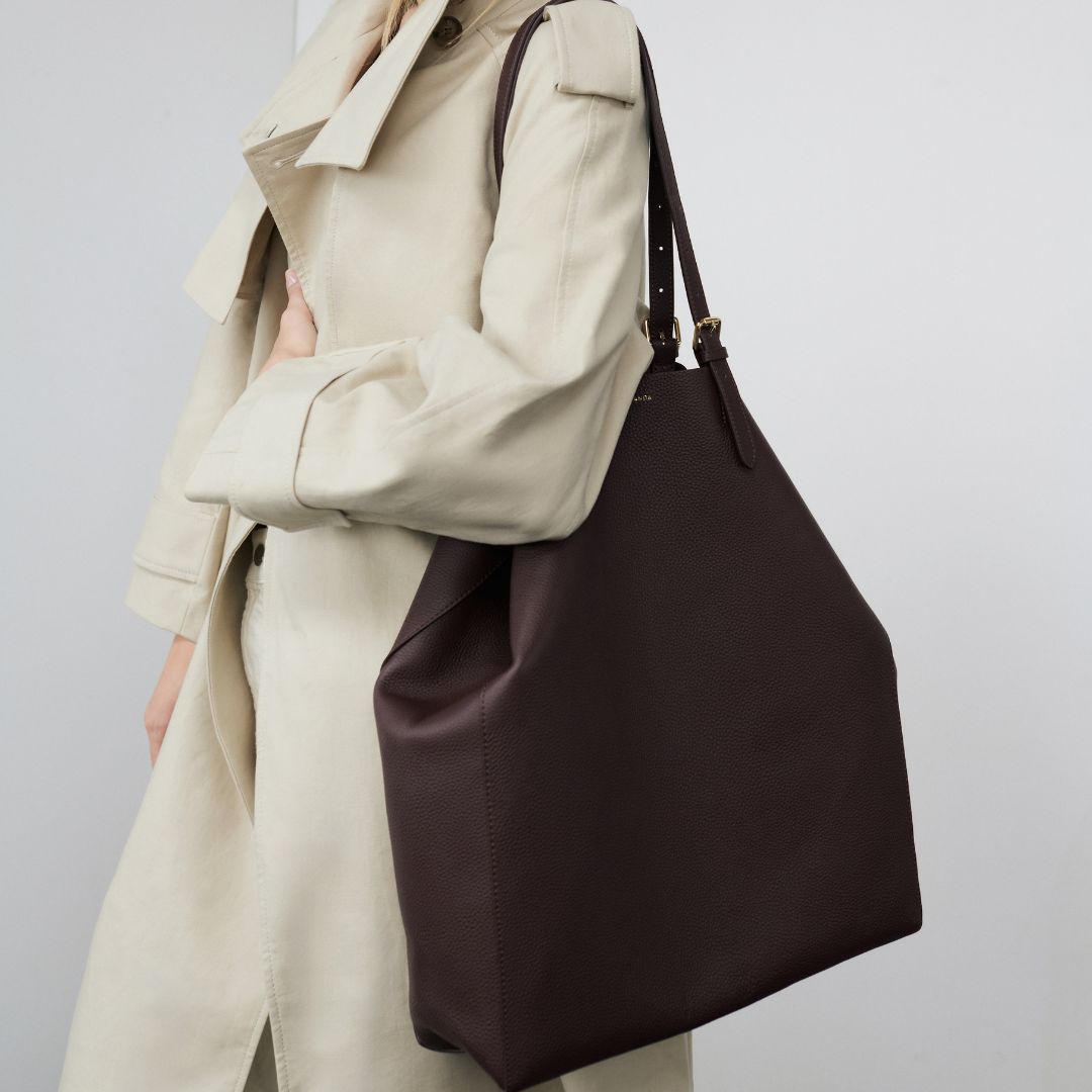 PANAMA Oversized Shopper Burgundy