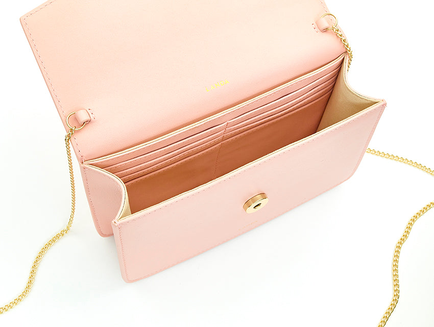 TILIA CLUTCH OR CROSSBODY PINK